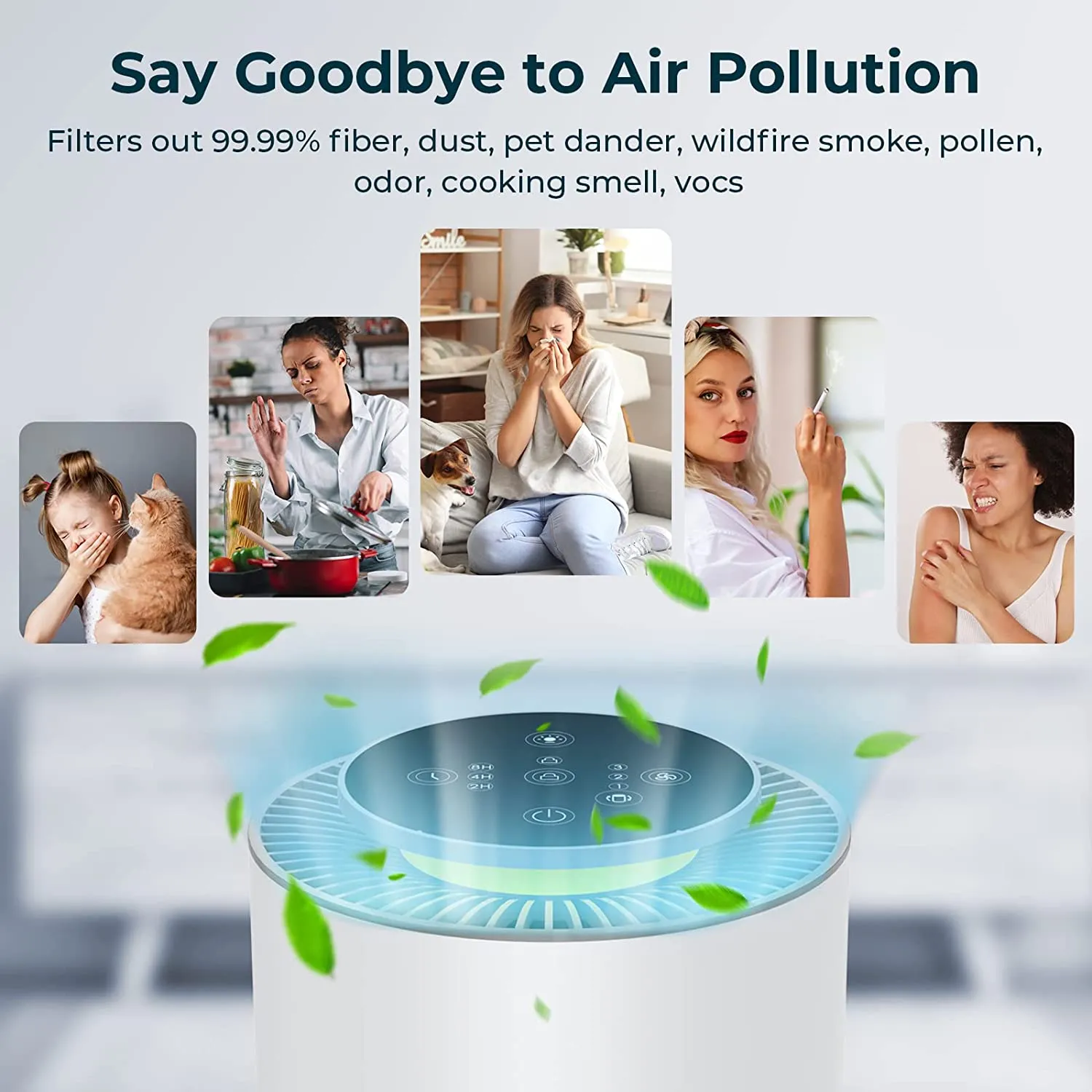 Air Purifiers with Adjustable Night Light