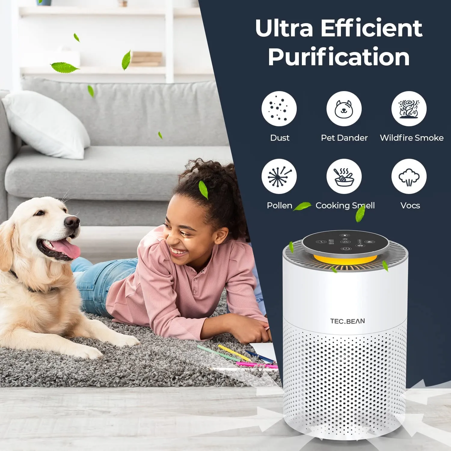 Air Purifiers with Adjustable Night Light