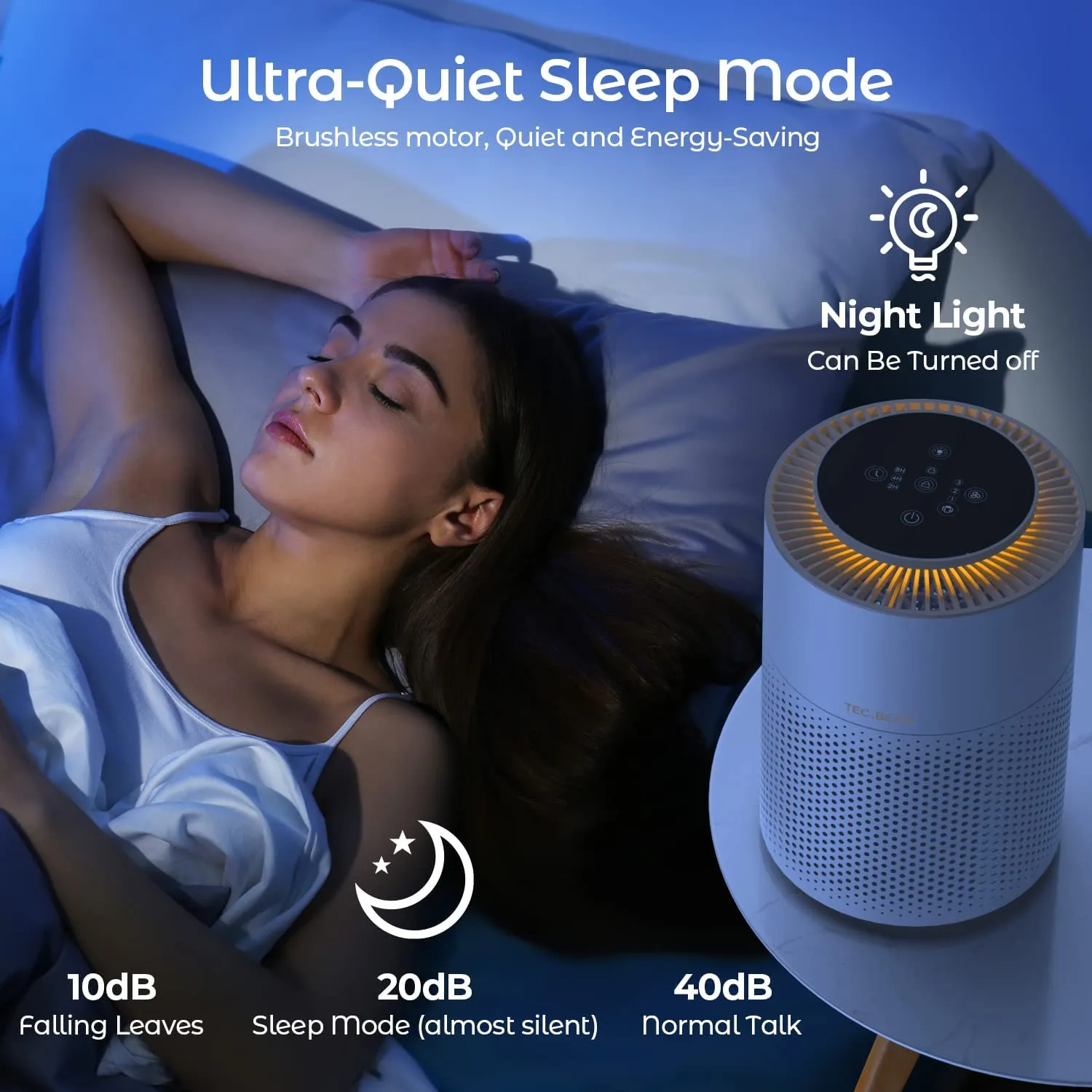 Air Purifiers with Adjustable Night Light