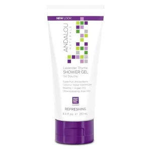 Andalou Naturals Lavender Thyme Refreshing Shower Gel, 8.5 Ounce
