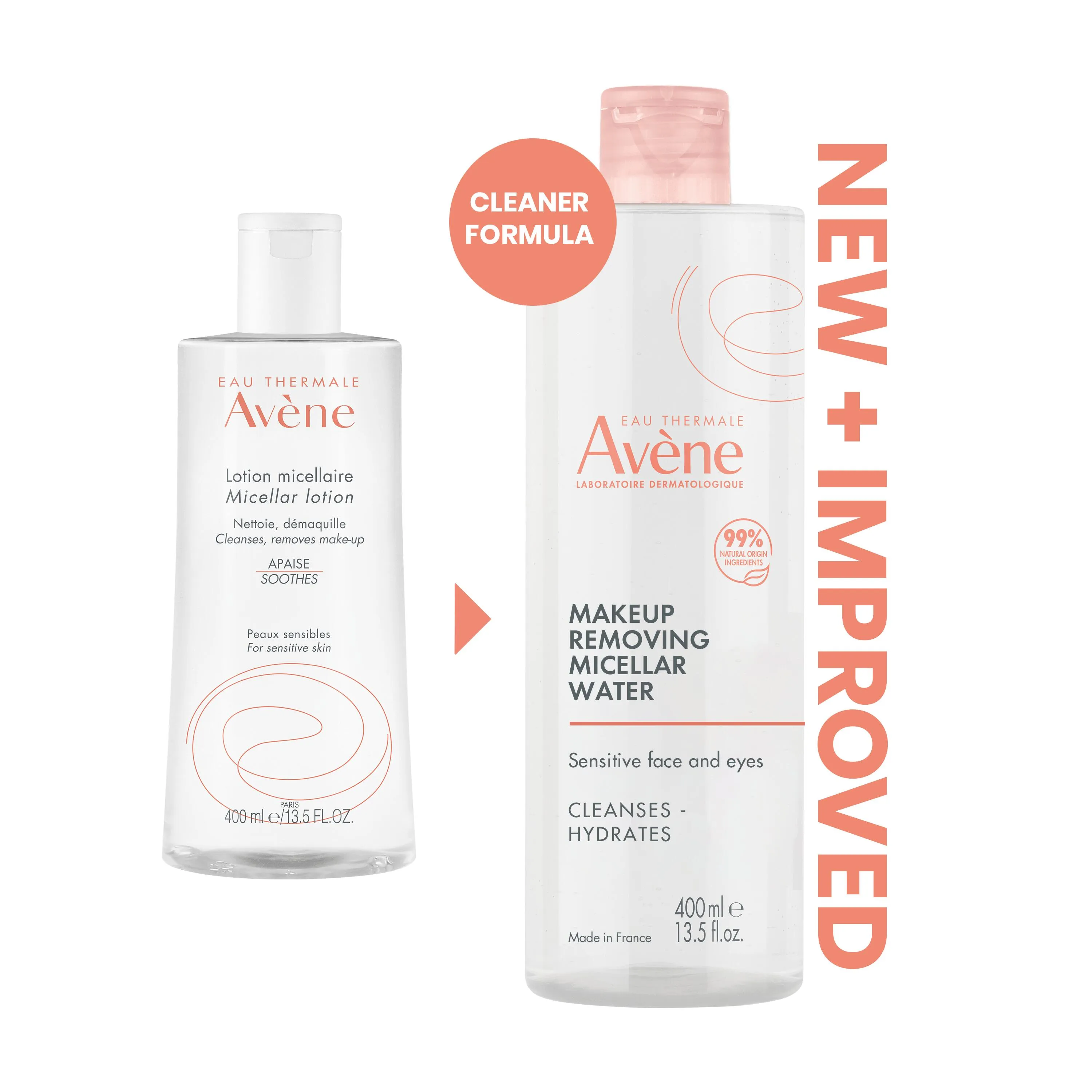 Avène Make-up Removing Micellar Water 400 ml