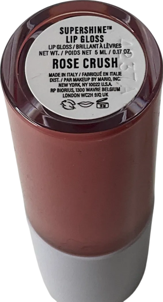 by mario Supershine Lip Gloss Rose Crush 5ml