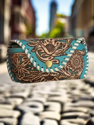 Chimayo Glasses Sun Case in Turquoise by Myra