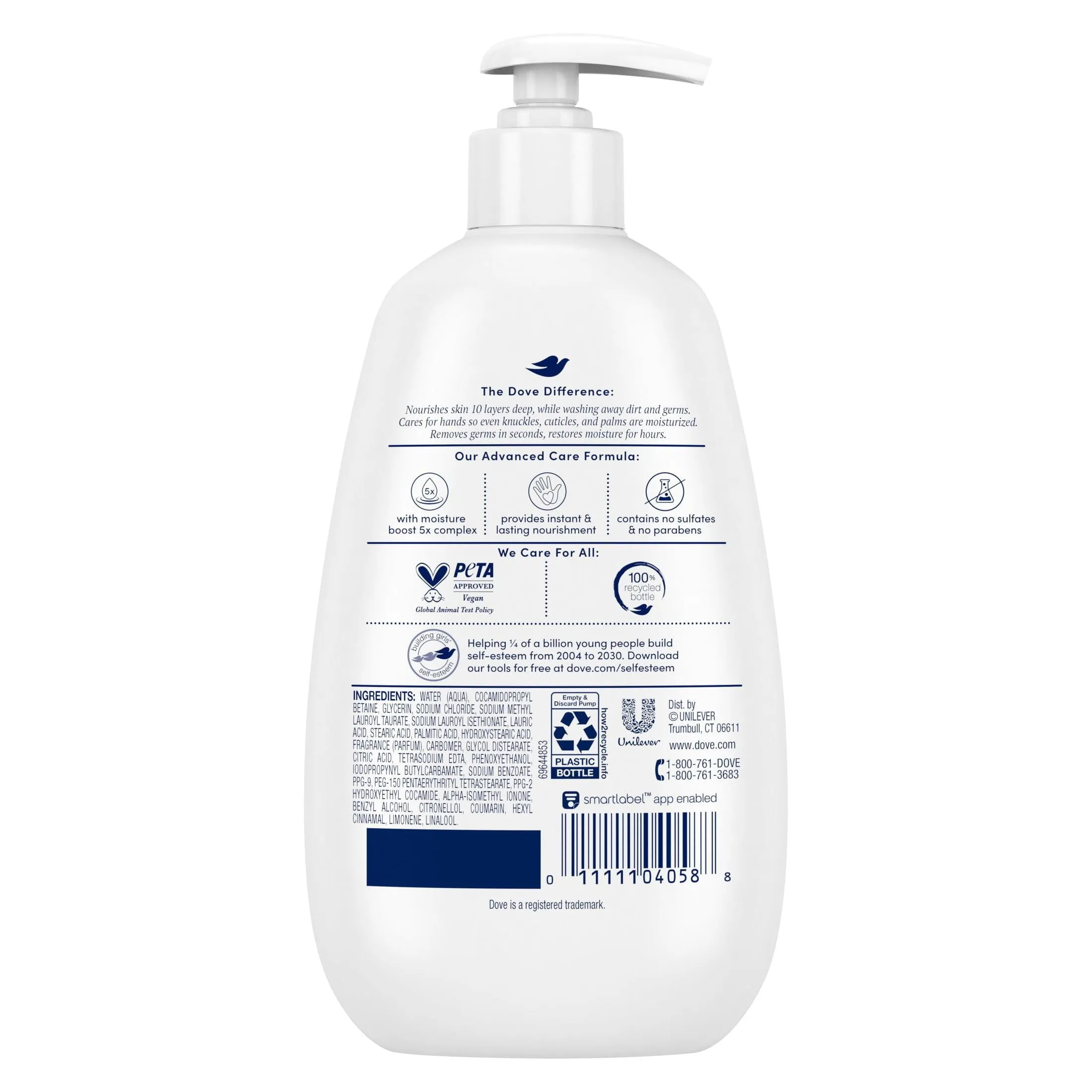 Dove Advanced Care Daily Use Deep Moisture Hand Soap, 12 fl oz
