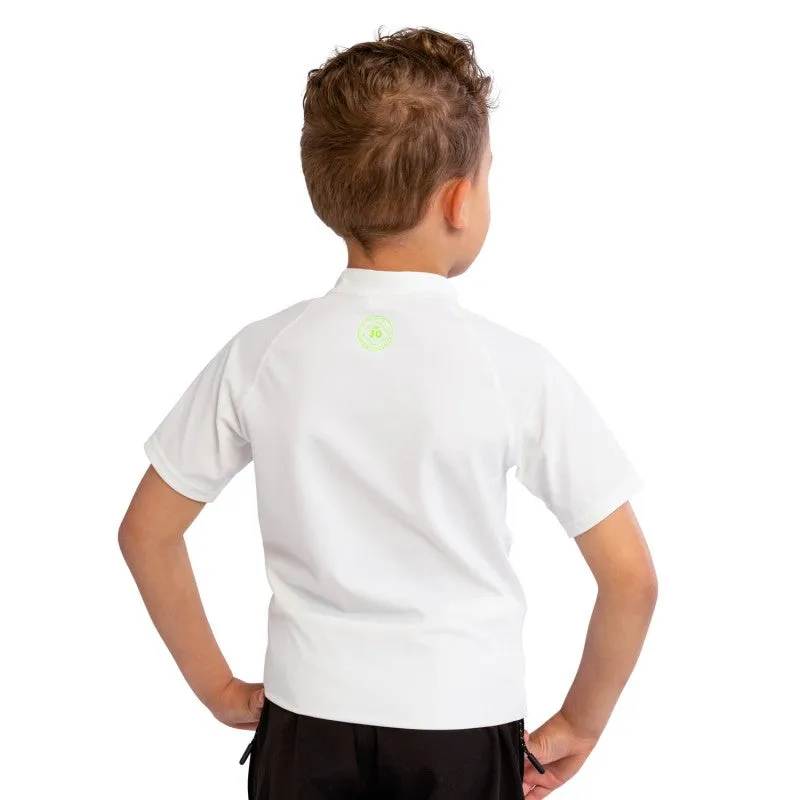 JOBE Kinder Lycra kurzarm  30  SPF - weiss