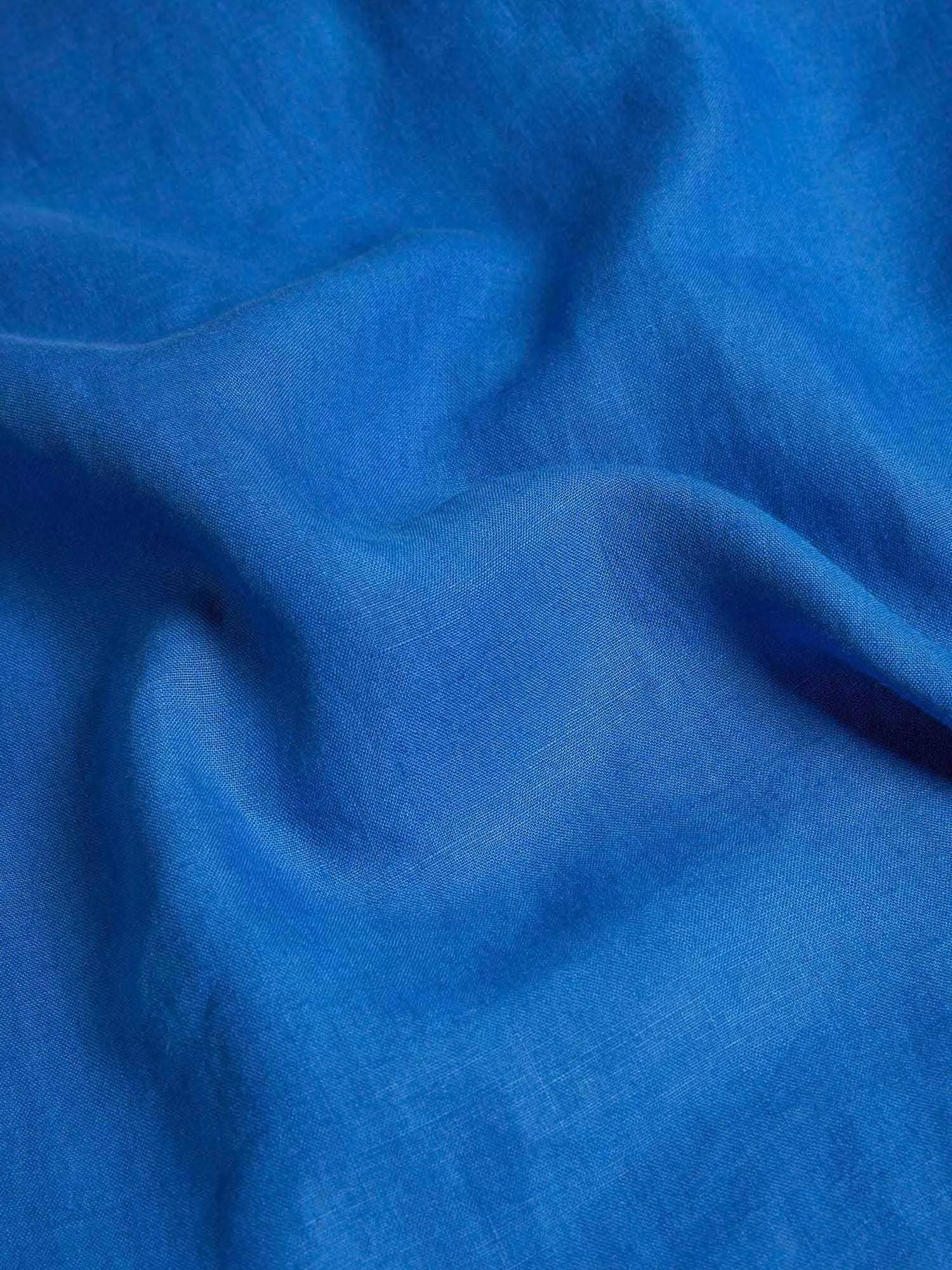 Kids Aloe Linen Long Sleeve Shirtcobalt blue