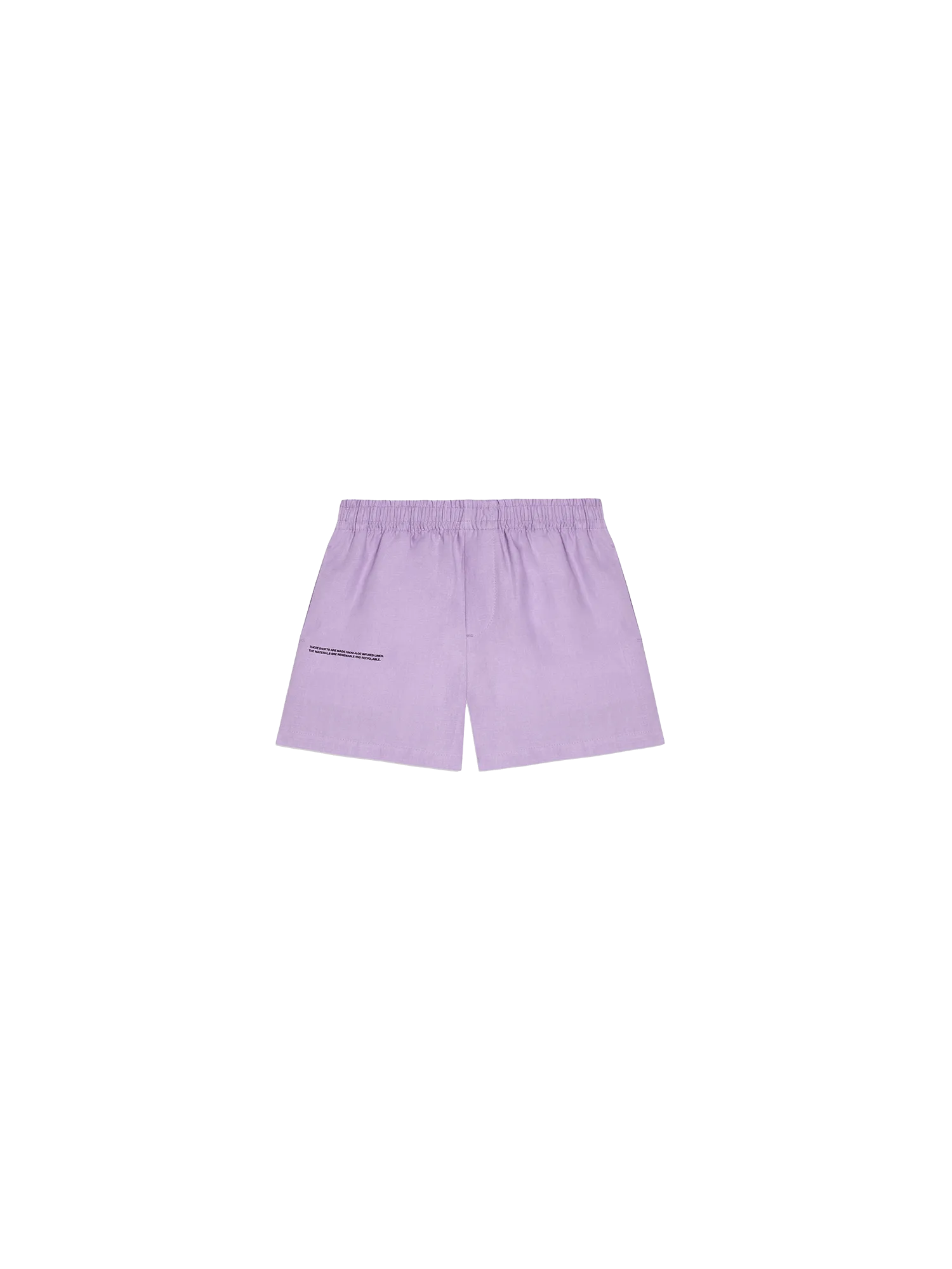 Kids Aloe Linen Shortsorchid purple