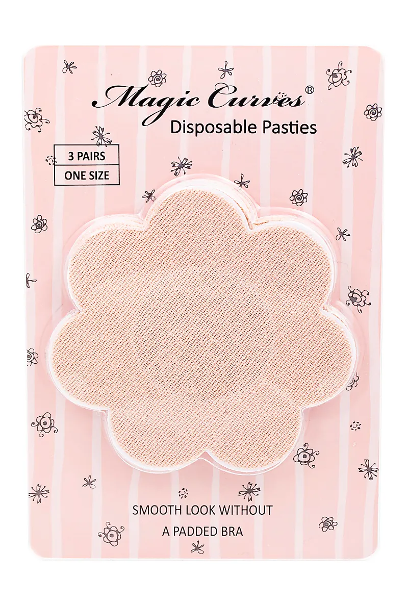 Magic Curves Disposable Pasties Three Pack - FINAL SALE