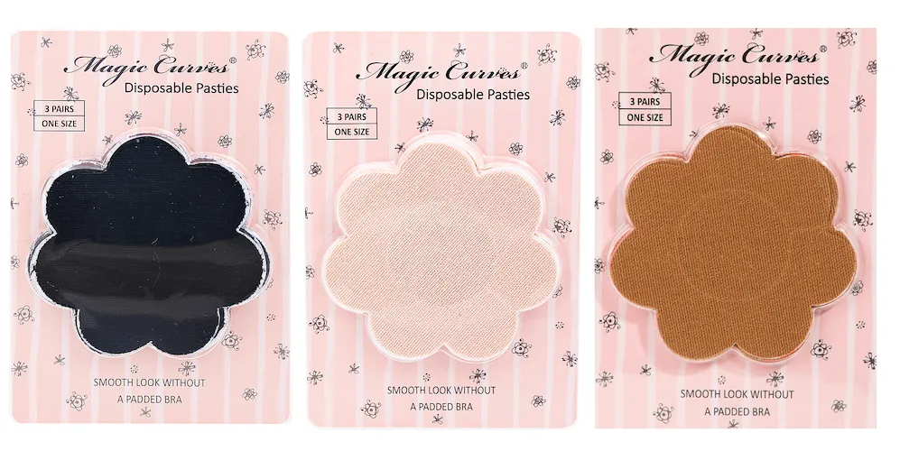 Magic Curves Disposable Pasties Three Pack - FINAL SALE