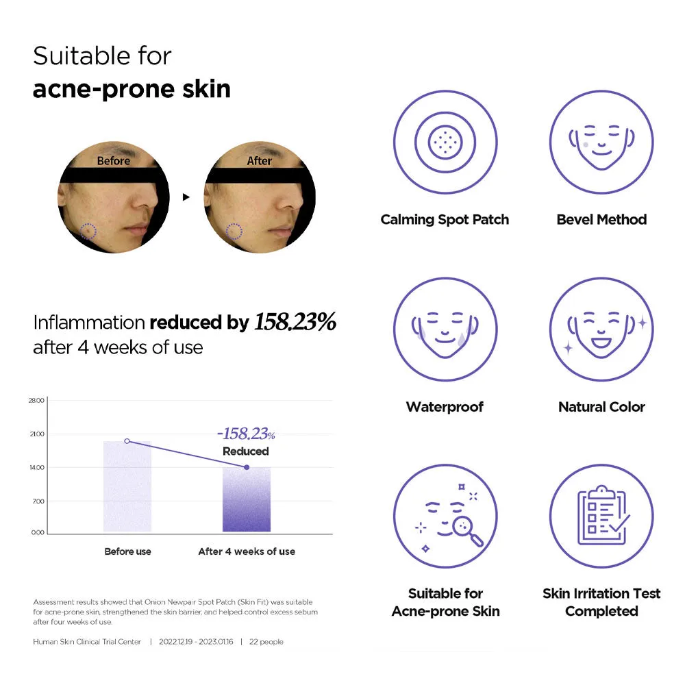Onion Newpair Spot Patch [SKIN FIT] 15patches