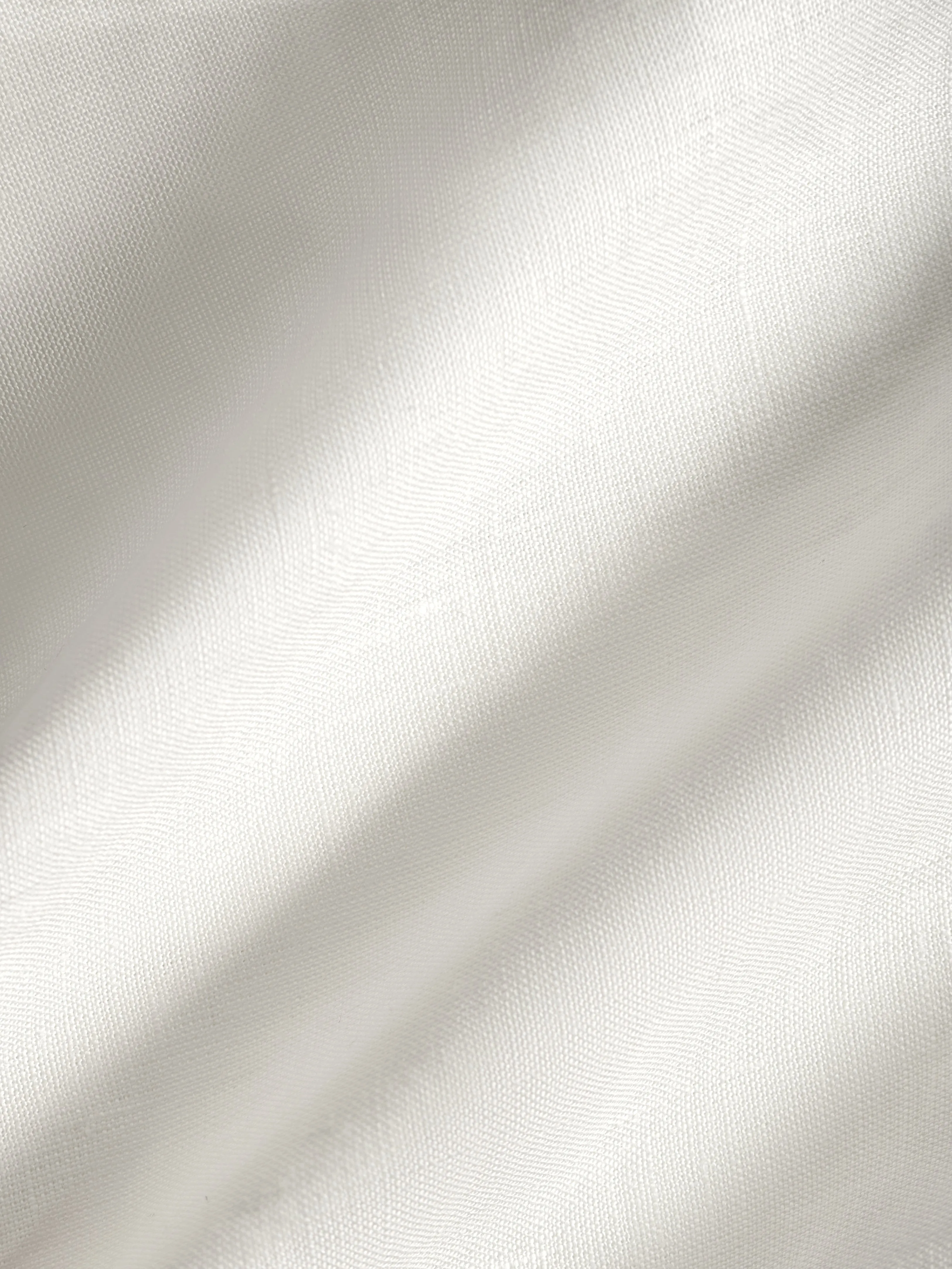 Womens Aloe Linen Camp Collar Shirtoff-white