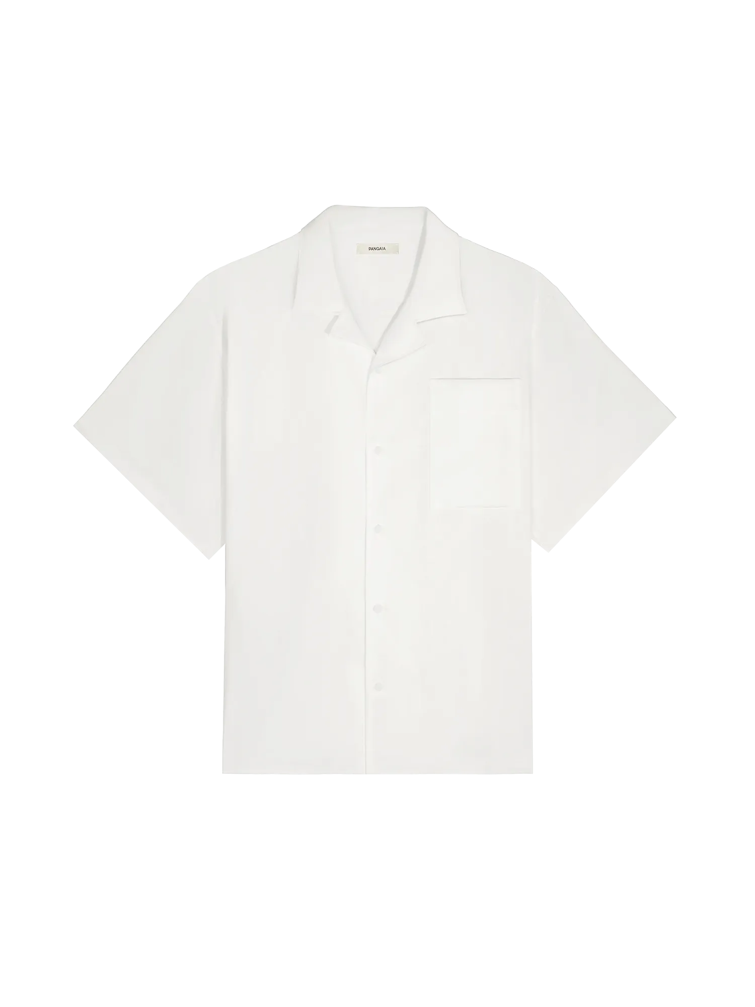 Womens Aloe Linen Camp Collar Shirtoff-white