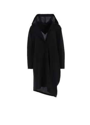 WOOL GAUZE HOOD JACKET