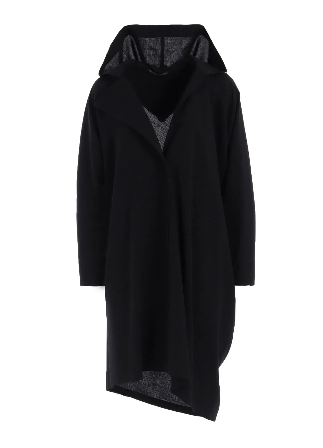 WOOL GAUZE HOOD JACKET