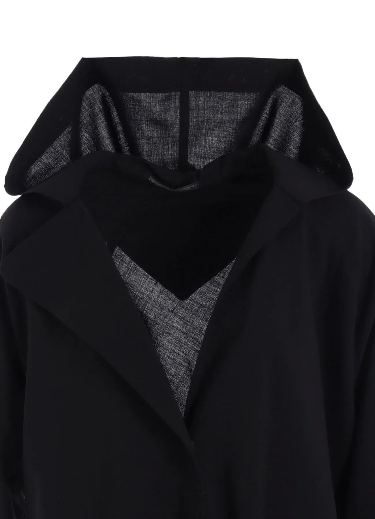 WOOL GAUZE HOOD JACKET