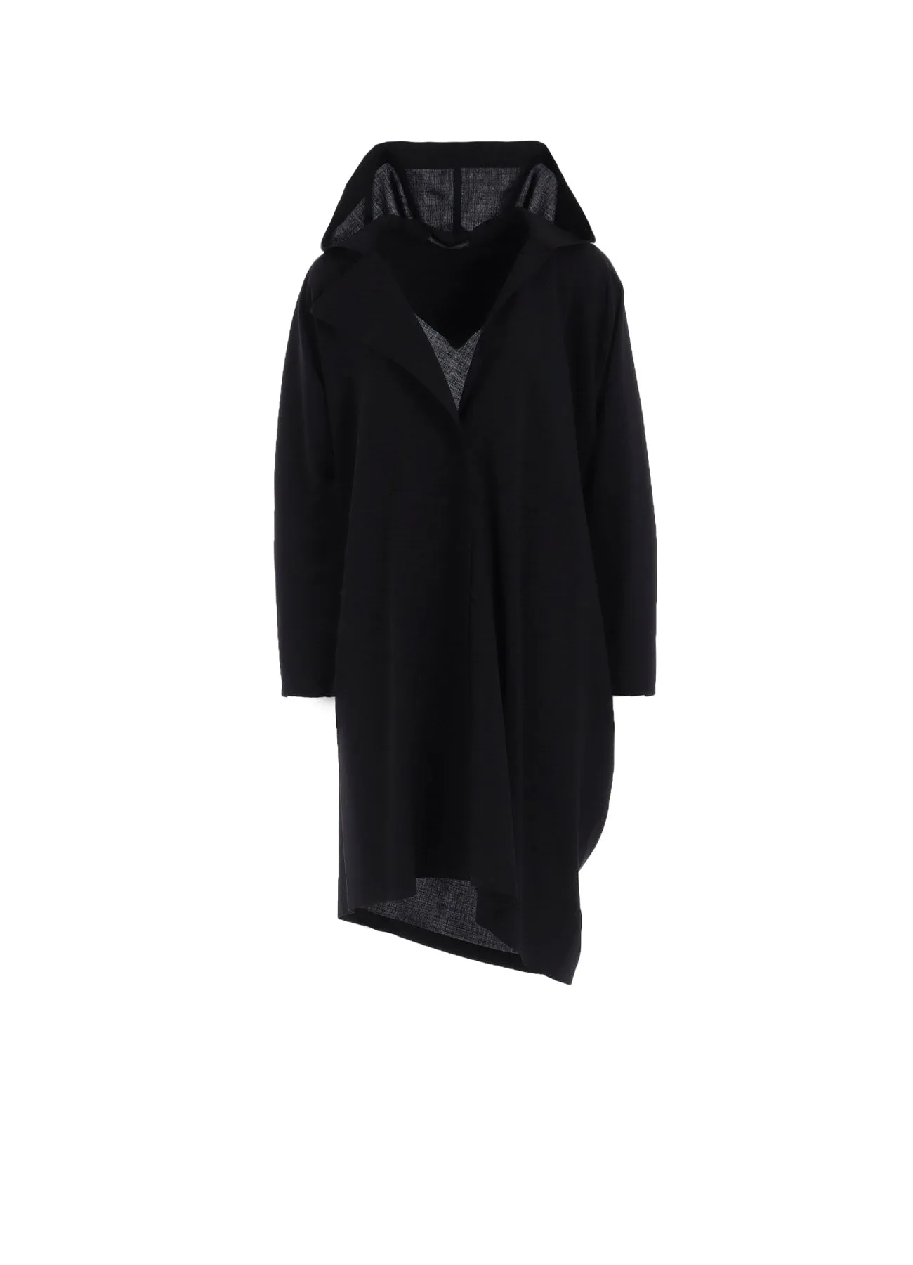 WOOL GAUZE HOOD JACKET